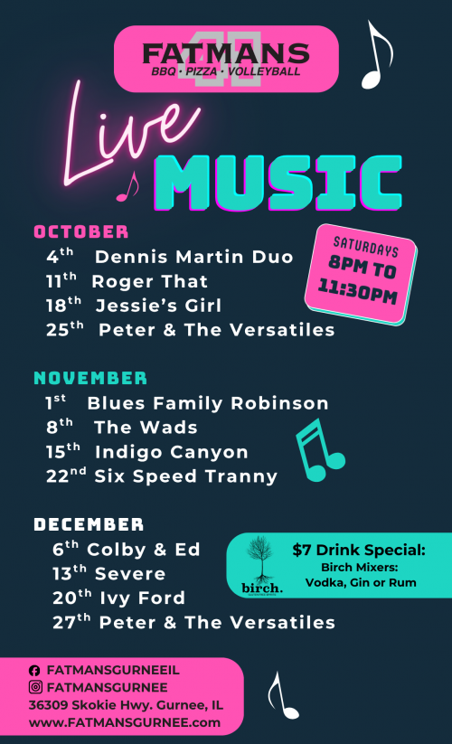Live Music at Fatmans in Gurnee