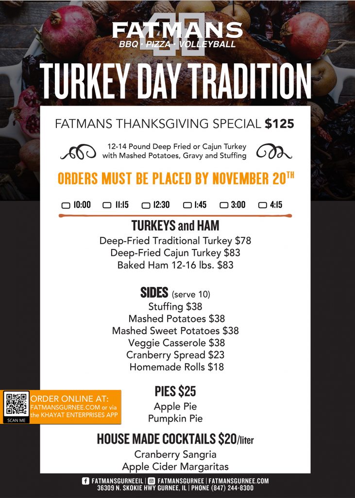 Fatmans Thanksgiving Catering