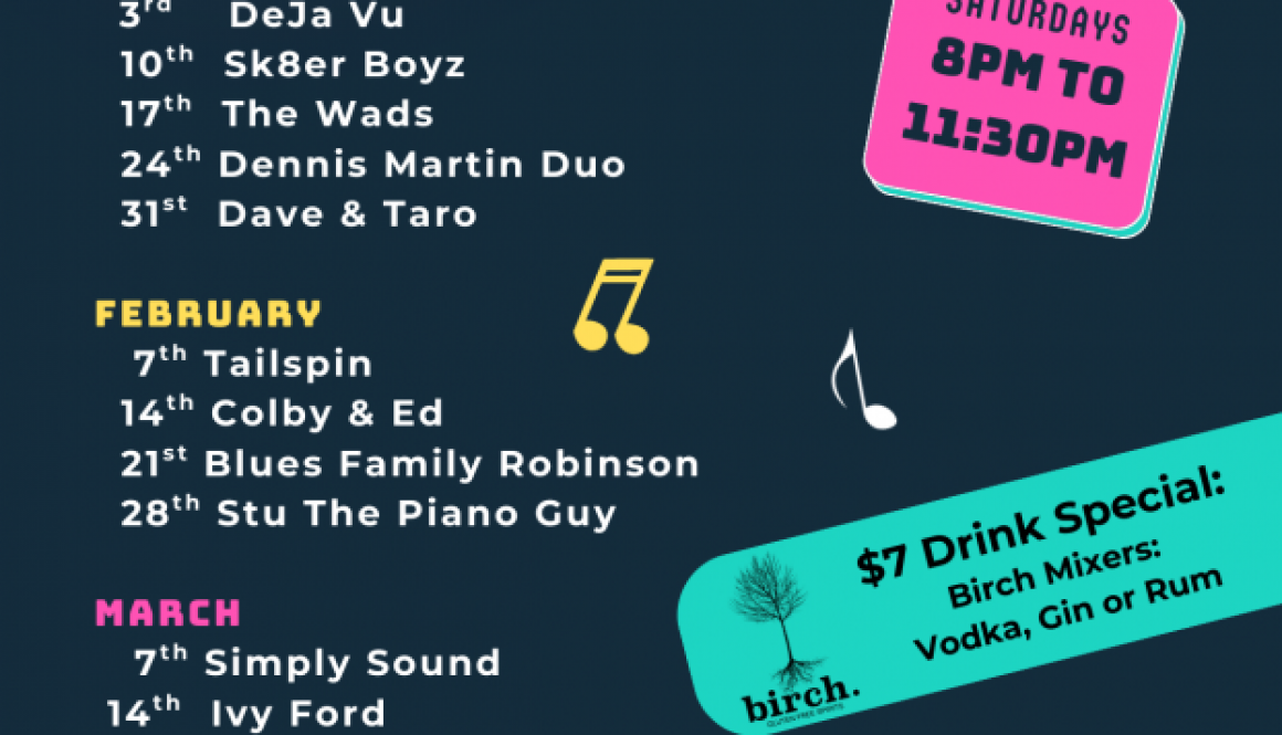 Fatmans Live Music Schedule