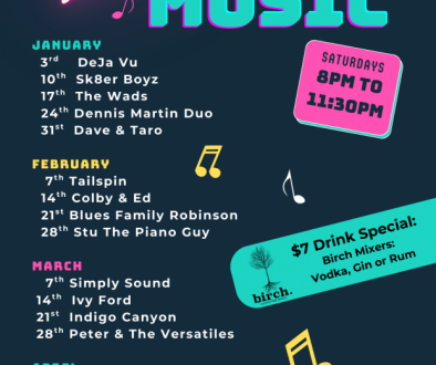 Fatmans Live Music Schedule