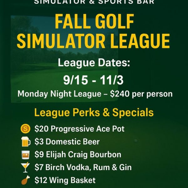 Fore Monday Fall Golf Simulator League at The Ten Hotel