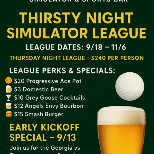 Fore Thursday Fall Golf Simulator League at The Ten Hotel