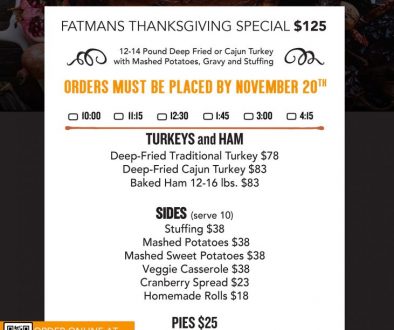 Fatmans Thanksgiving Catering