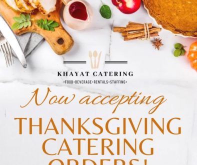 Thanksgiving Catering with Khayat Catering.